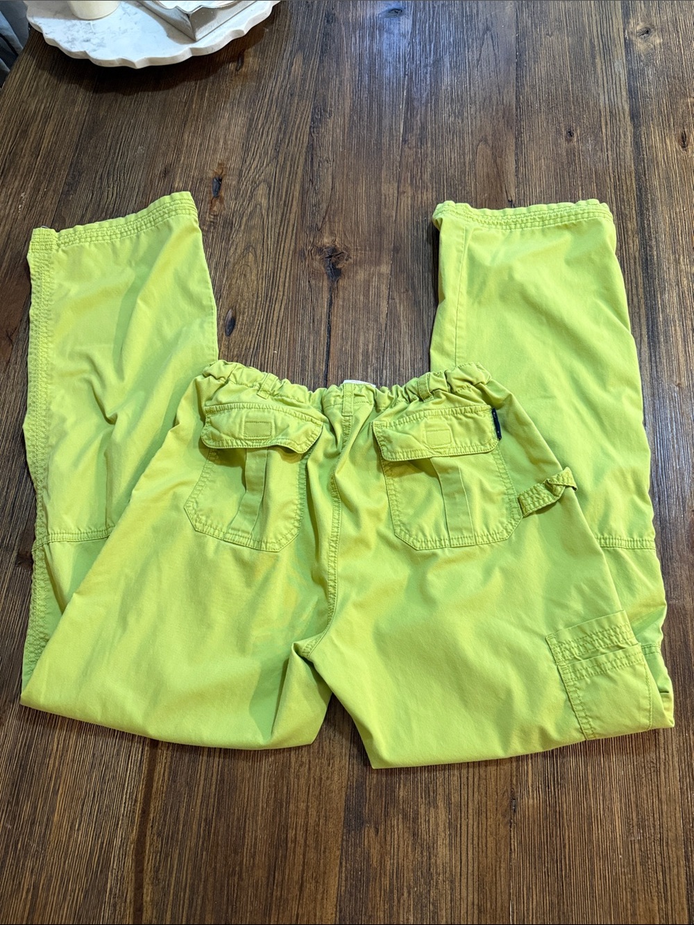 koi Neon Lime Pull-On Jogger Pants - Picture 4 of 8